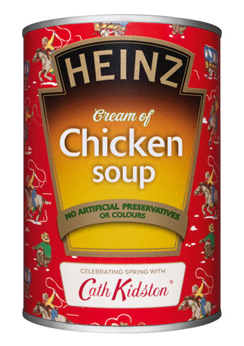 Heinz x Cath Kidston limited edition soup cans