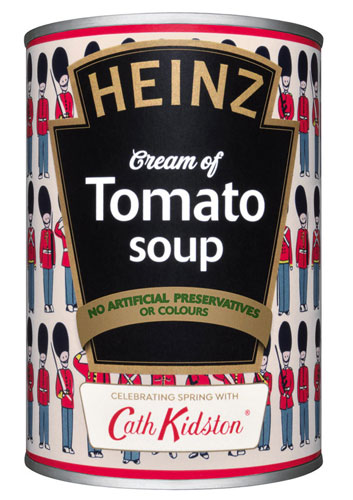 Heinz x Cath Kidston limited edition soup cans