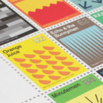 Post-punk stamp album print by Dorothy