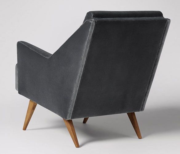 Midcentury-style Rune armchairs at Swoon Editions