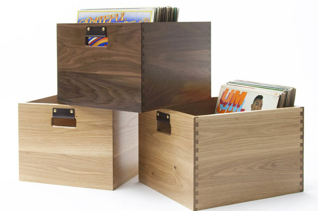 Vinyl and audio storage units by Symbol