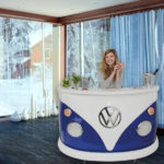 VW style: Volkswagen T1 Bus home bar