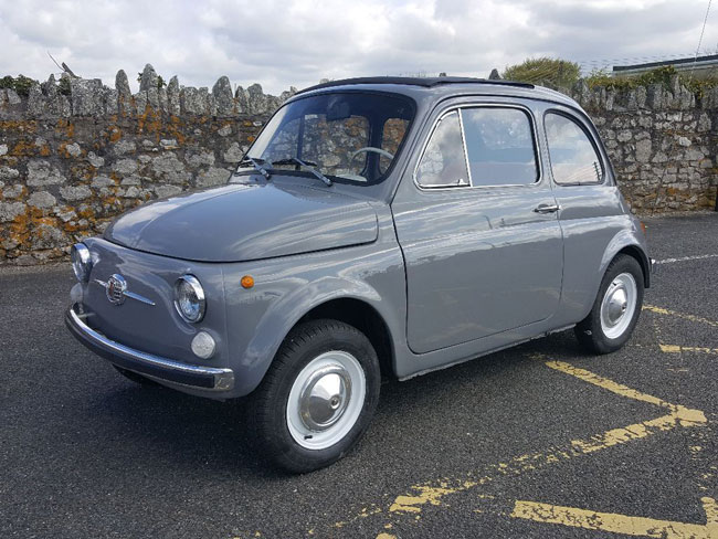 Fully restored 1969 Fiat 500 car on eBay