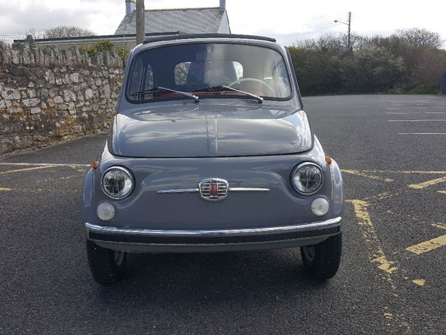 Fully restored 1969 Fiat 500 car on eBay