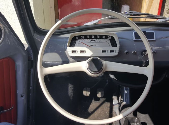 Fully restored 1969 Fiat 500 car on eBay