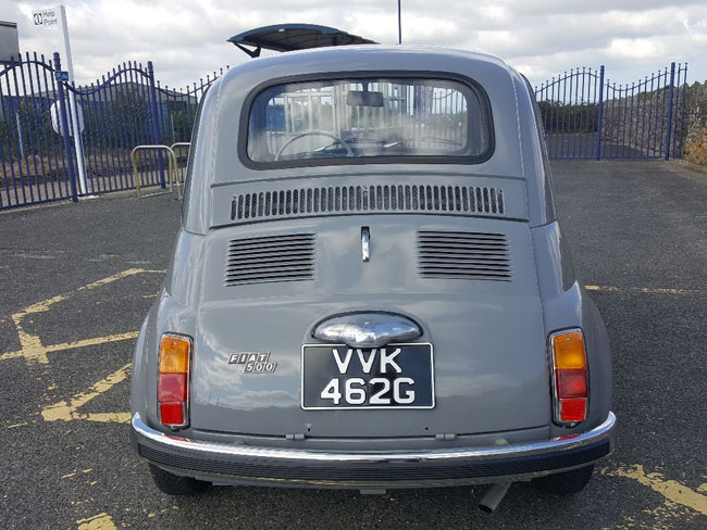 Fully restored 1969 Fiat 500 car on eBay