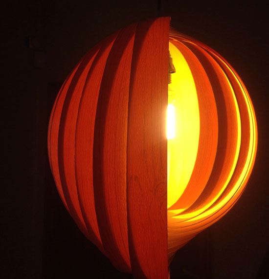 Retro Verner Panton-inspired light fitting by Ili Max