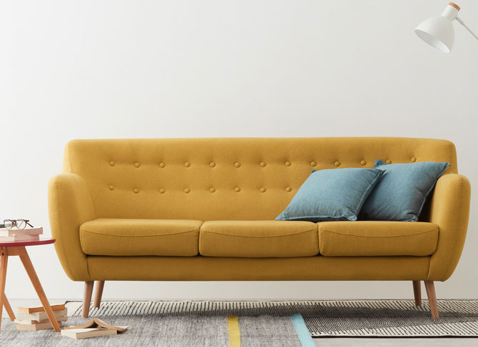 Midcentury sofas with the Rana range at Made