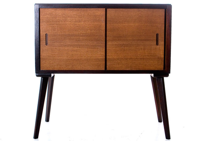 Avalon 1950s record storage cabinet on eBay