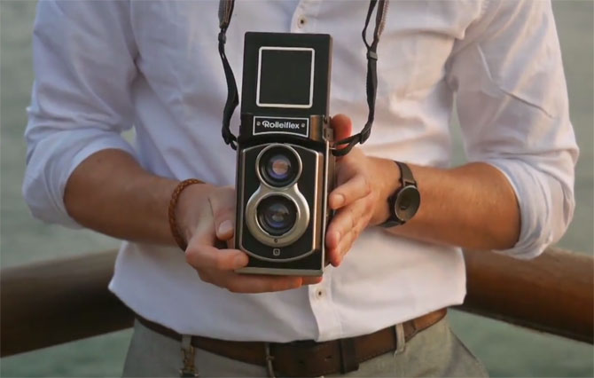 Classic Rolleiflex twin-lens reflex returns as an instant camera