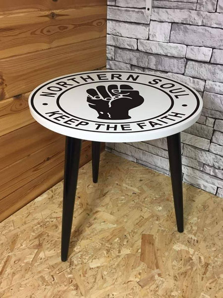 Northern Soul coffee table by The Groove Station