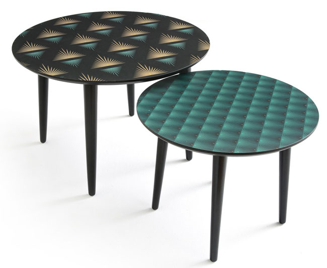 Ronda patterned coffee tables at La Redoute