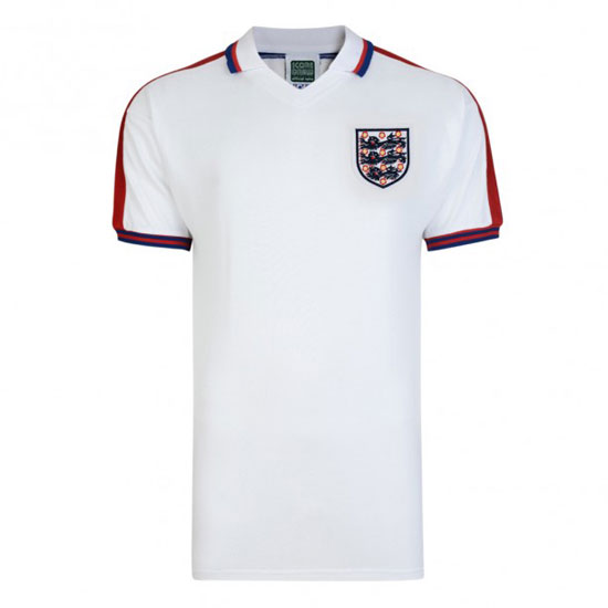 England 1974-1980 Home & Leeds 1973-1981 Admiral Logo for Football Shirt nameset 