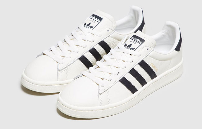 adidas campus white leather