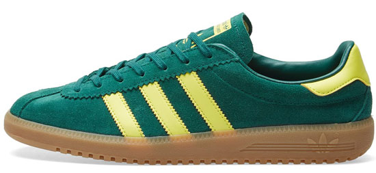 adidas bermuda green and yellow