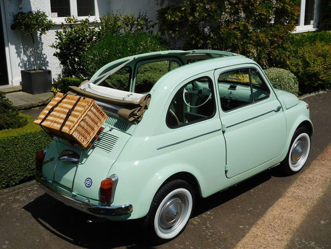 Restored 1962 Fiat 500D Trasformabile car on eBay