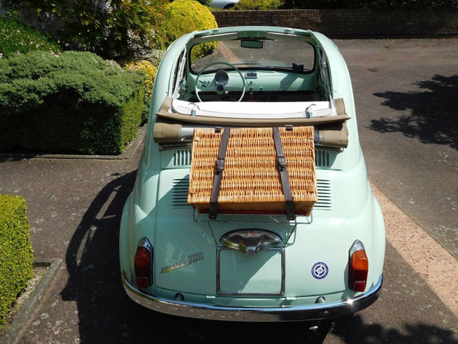 Restored 1962 Fiat 500D Trasformabile car on eBay