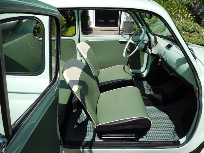 Restored 1962 Fiat 500D Trasformabile car on eBay