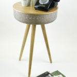 Tabblue - the midcentury speaker table by Steepletone