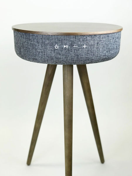 Tabblue - the midcentury speaker table by Steepletone