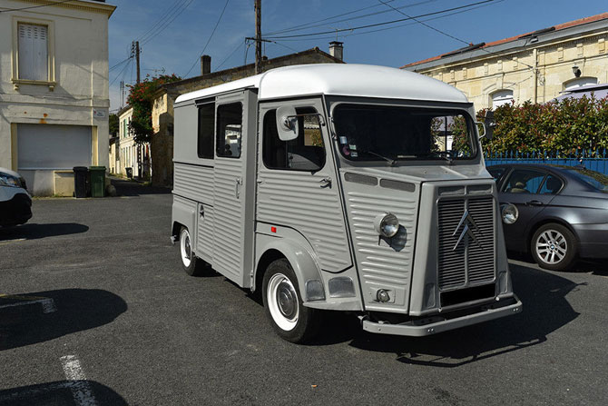 Retro wheels: Vintage Citroen HY van on 