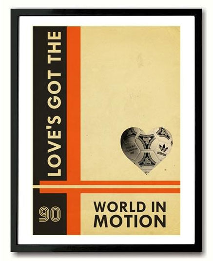 New Order World In Motion World Cup print by Indieprints