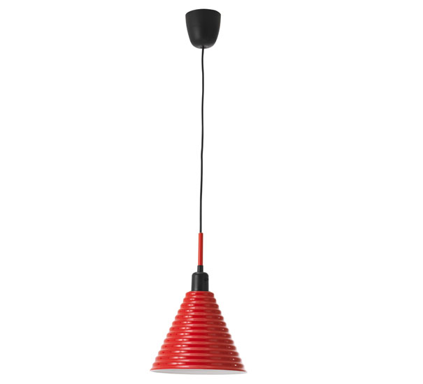 Go 80s with the Ikea Fargstark pendant lamp