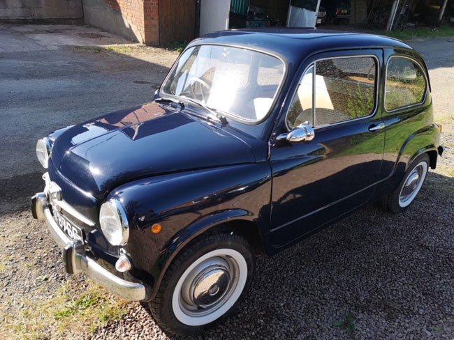 Rare 1960s right hand drive Fiat 600D on eBay