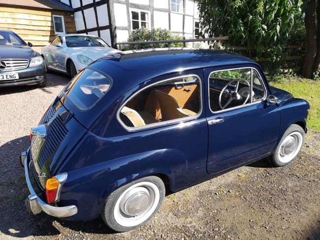 Rare 1960s right hand drive Fiat 600D on eBay