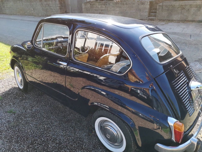 Rare 1960s right hand drive Fiat 600D on eBay