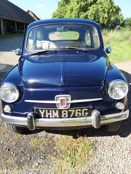 Rare 1960s right hand drive Fiat 600D on eBay