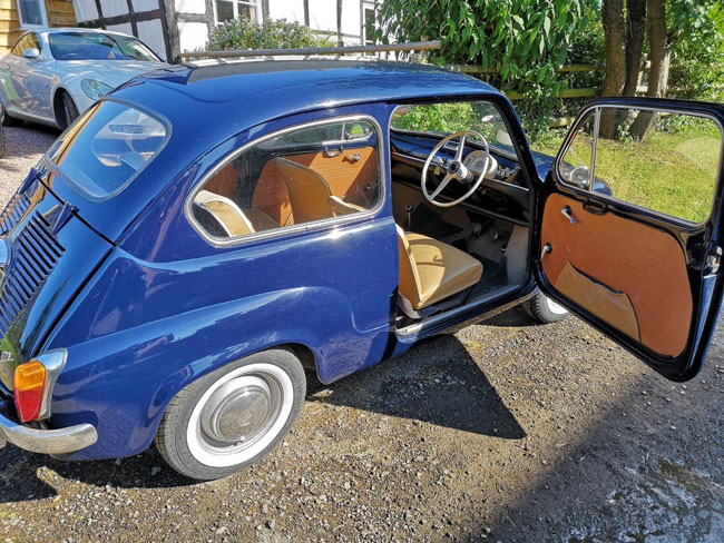 Rare 1960s right hand drive Fiat 600D on eBay