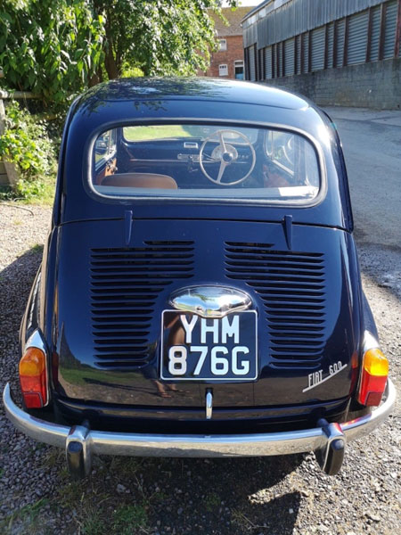 Rare 1960s right hand drive Fiat 600D on eBay