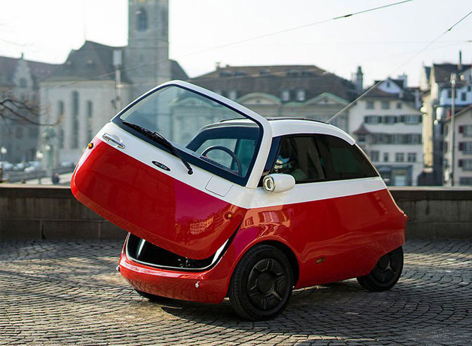 Bubble car returns with the Microlino micro car