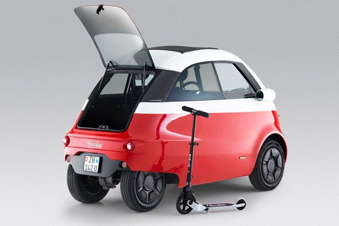 Bubble car returns with the Microlino micro car