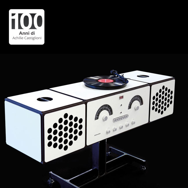 1960s Brionvega Radiofonografo rr226 record player reissued as a limited edition