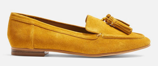 Lexi classic suede loafers at Topshop