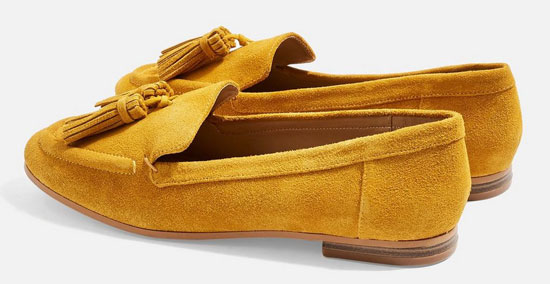 Lexi classic suede loafers at Topshop