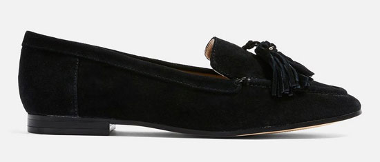 Lexi classic suede loafers at Topshop