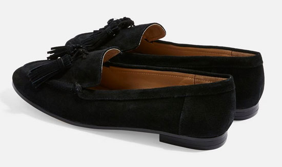 Lexi classic suede loafers at Topshop