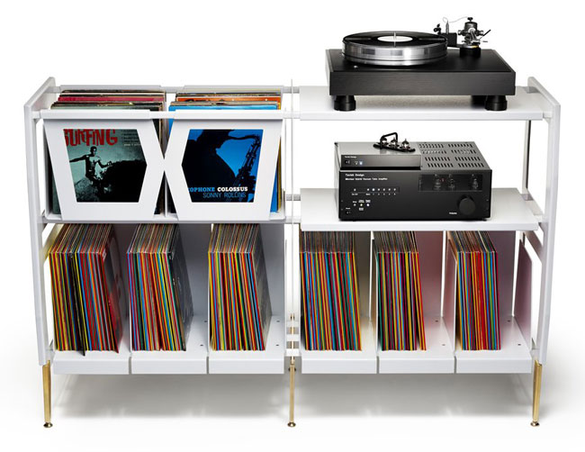 LP-H retro vinyl console by Wax Rax