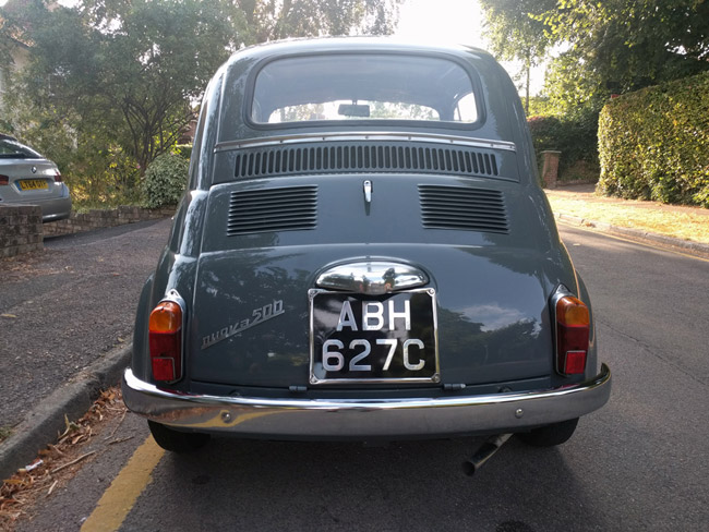 1965 low mileage Fiat 500 on eBay