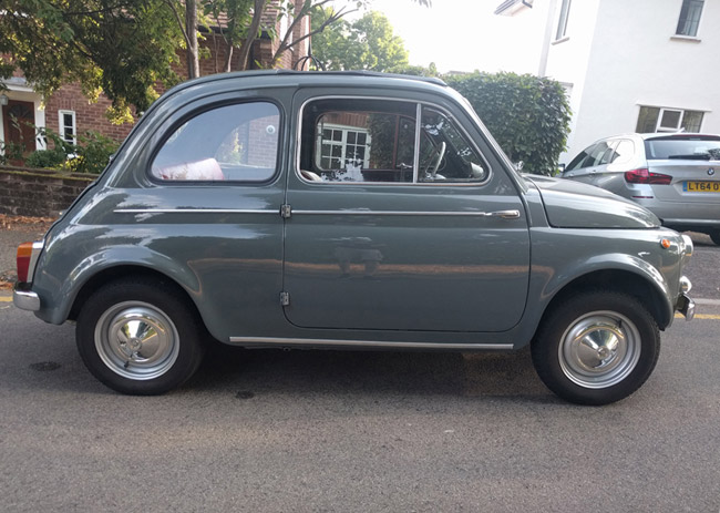 1965 low mileage Fiat 500 on eBay