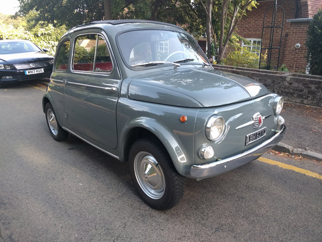 1965 low mileage Fiat 500 on eBay