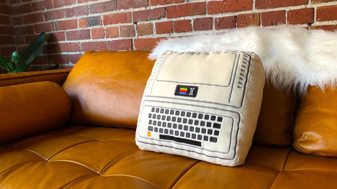 Iconic Apple cushion collection by Throwboy