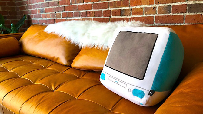 Iconic Apple cushion collection by Throwboy