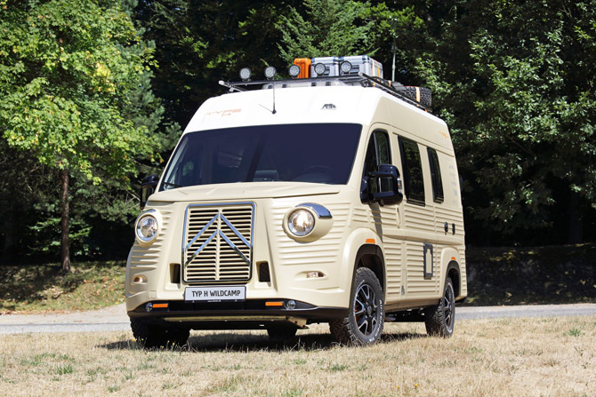 Retro Citroen Type H WildCamp van unveiled