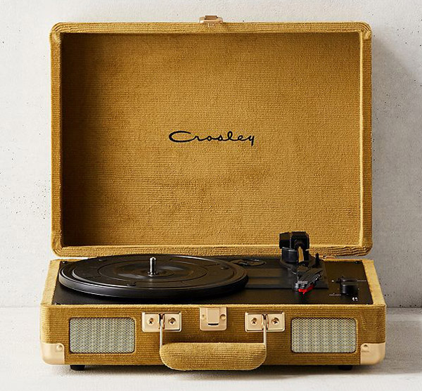 Crosley Cruiser record players get a corduroy finish