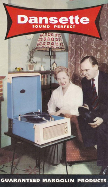Original 1950s Dansette Major Deluxe record player on eBay