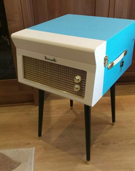 Original 1950s Dansette Major Deluxe record player on eBay